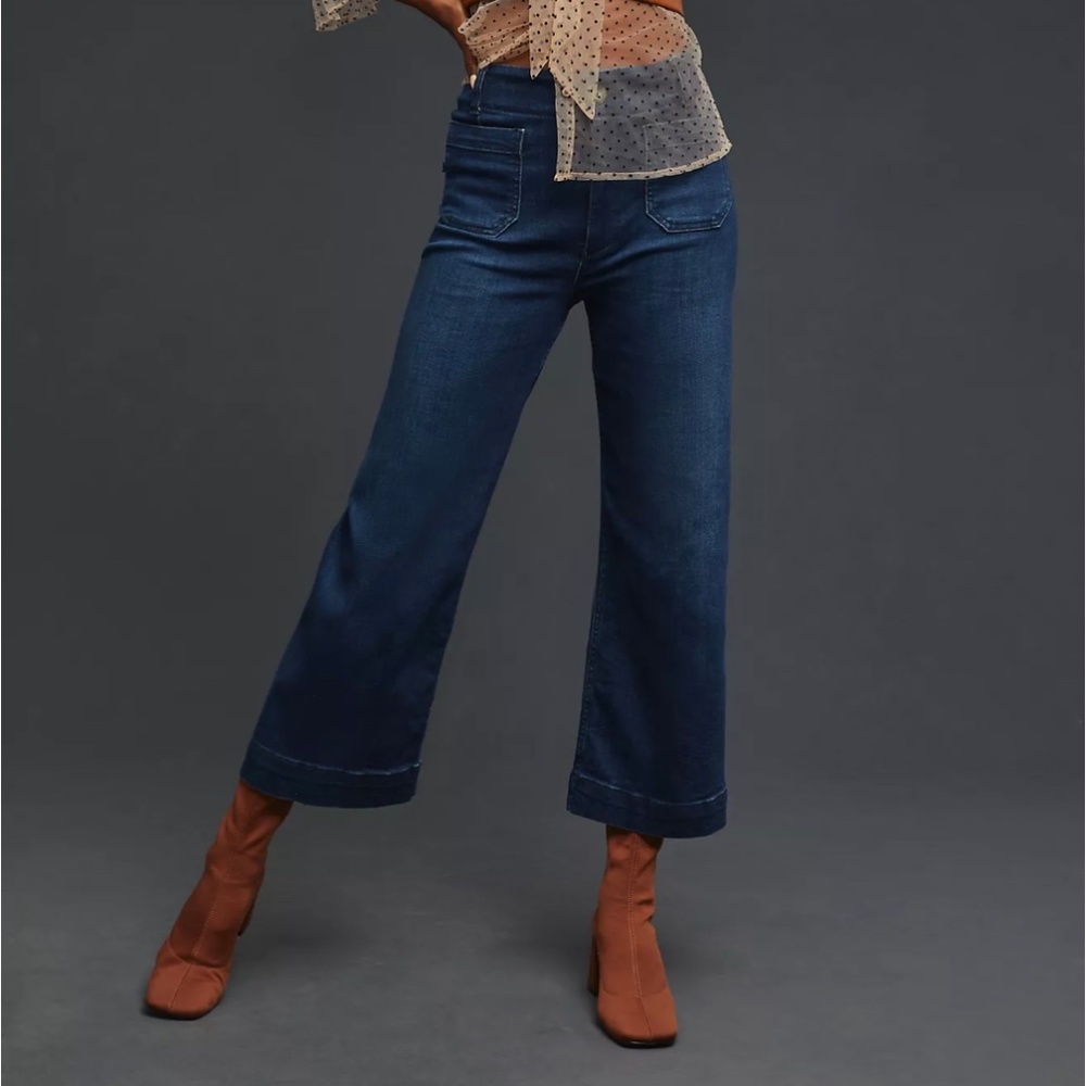 Anthropologie The Skipper Wide-Leg Jeans by Pilcro